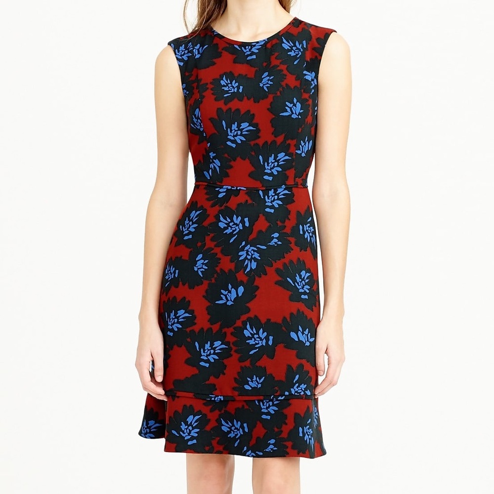 J. Crew Firework Floral Dress w/ Pockets, Size 00